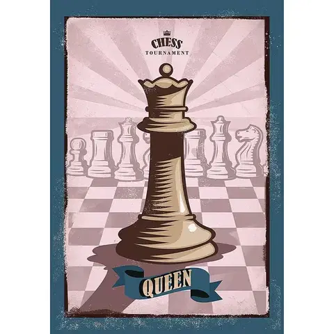 Obrazy Plátno maľba Vintage Chess II