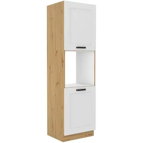 Kuchynské skrinky stojace Kuchynská skrinka LUNA biela mat/artisan 60dp-210 2f