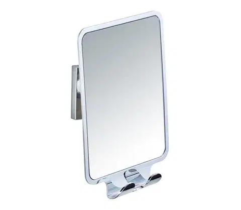 Svietidlá WENKO 22693100 - Kozmetické zrkadlo VACUUM-LOC QUADRO ED 14x19,5 cm lesklý chróm 22693100