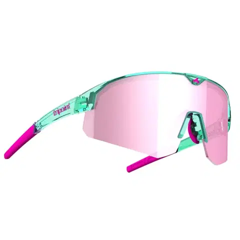 Slnečné okuliare Tripoint Lake Victoria Transparent Neon Turquoise Brown /w Pink Multi Cat.3