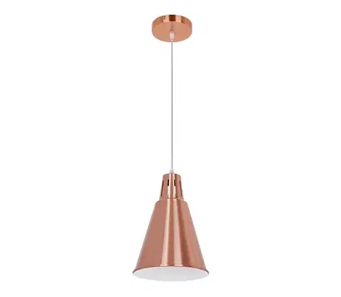 Svietidlá  KL 6239 - Luster na lanku SHADE 1xE27/15W/230V medená KL 6239