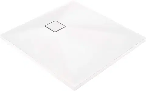 Vane DEANTE - Correo Granitová sprchová vanička, štvorec, 80x80 cm KQR_A42B