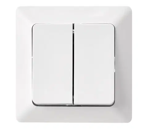 Predlžovacie káble  Spínač domový dvojitý striedavý 250V/10A A6100.3