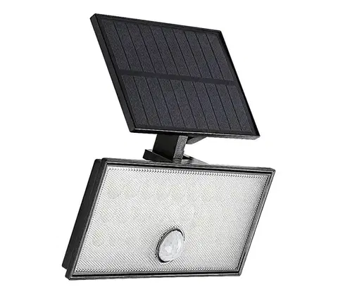 LED osvetlenie Rabalux 77129 - LED solárny reflektor so senzorom ZAVOD LED/8W/3,7V IP65 77129