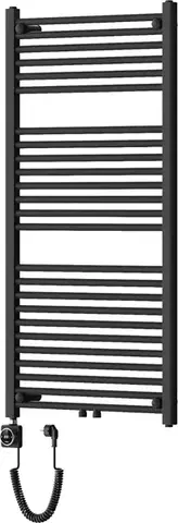 Radiátory do kúpeľne MEXEN/S - Mars radiátor + vykurovacia tyč 1200 x 600 mm, 600 W, čierna W110-1200-600-6600-70