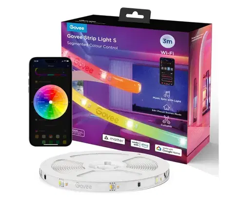 LED osvětlení Govee - LED RGBICW Stmievateľný LED pás SMART PRO LED/12W/24V 3 m Wi-Fi H612FCD1