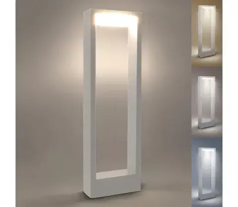 Záhradné lampy BRILAGI - LED Vonkajšia lampa RAGUSA LED/7W/230V 3000/4000/6000K biela IP54 50 cm WO-HR60072-500-OEM-WHT