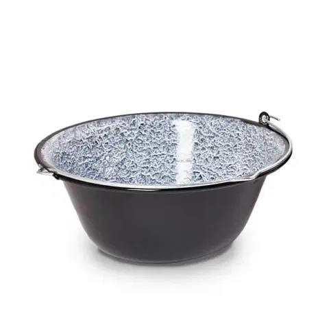 Outdoorové kotlíky Kinekus Kotol na guľáš 40L, priemer 57,5cm, závesný, smaltovaný
