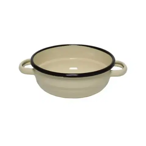 Misy a misky Kinekus Misa sedliacka 14 cm/0,5l smaltovaná, bez dekoru, béžová