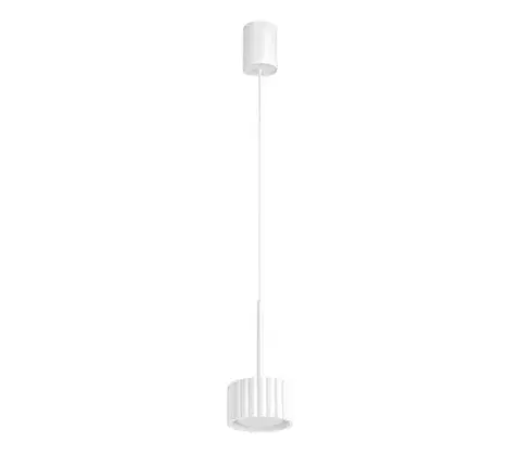 Svietidlá  SL.2676 - Luster na lanku AURA 1xGX53/10W/230V biela SL.2676