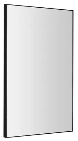 Kúpeľňové zrkadlá SAPHO - AROWANA zrkadlo v ráme 50x80cm, čierna mat AWB5080