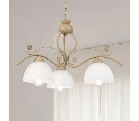 Svietidlá BRILAGI - Luster na reťazi ANTICO MODERN 3xE27/60W/230V béžová 8590828037910