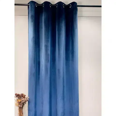 Závesy do spálne Záves na priechodkách UP 012 PLAIN NL174-02/350G/M2 140X250
