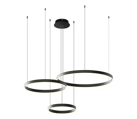 Svietidlá  LED Luster na lanku GRAVITY LED/108W/230V čierna ML1185
