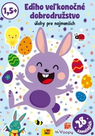 Nalepovačky, vystrihovačky, skladačky Ediho veľkonočné dobrodružstvo - úlohy pre najmenších (1,5+) - Kolektív autorov