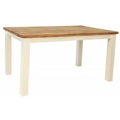 Jedálenské stoly Jedálenský stôl Agni 120x90 indický masív mango