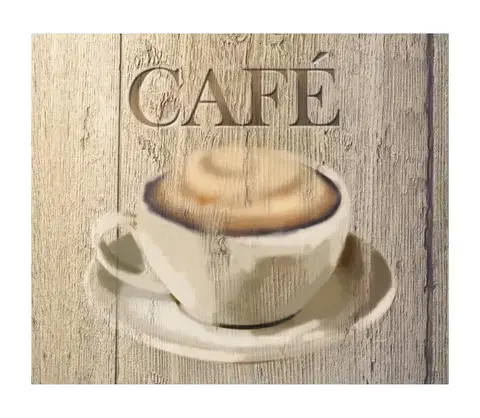 Kuchynské potreby WENKO 2713600100 - Zástena CAFÉ 60x50 cm pestrofarebná 2713600100