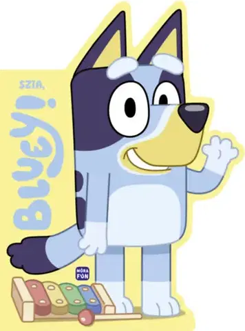 Leporelá, krabičky, puzzle knihy Bluey. Szia, Bluey!
