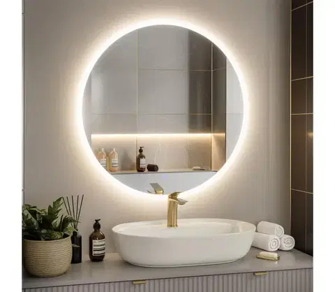 Kúpeľňové zrkadlá BRILAGI - LED kúpeľňové zrkadlo CUNEO LED/25W/230V priemer 80 cm IP44 CRI 90 stmievateľné + CCT FG-MIR-0004-80