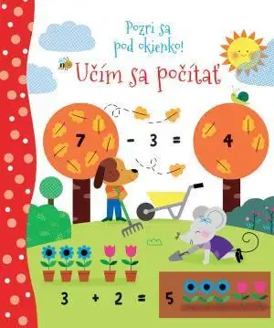 Leporelá, krabičky, puzzle knihy Učím sa počítať - Pozri sa pod okienko