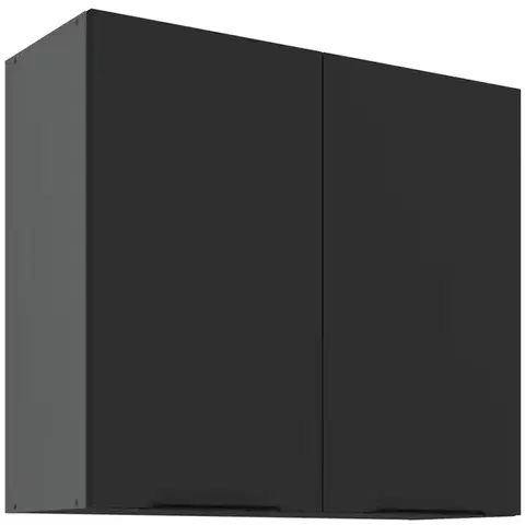 Kuchynské skrinky visiace Kuchynská skrinka Aria-Bl/Ant Anti Fingerprint 80g-72 2f