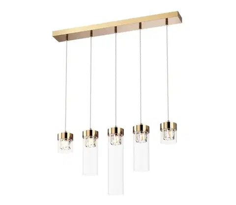 Svietidlá Zuma Line P0389-05E-F7AC - Krištáľový luster na lanku GEM 5xG9/28W/230V P0389-05E-F7AC
