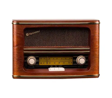 Predlžovacie káble Roadstar HRA-1500/N - FM/MW rádio 24W/230V/6xLR14 HRA-1500/N