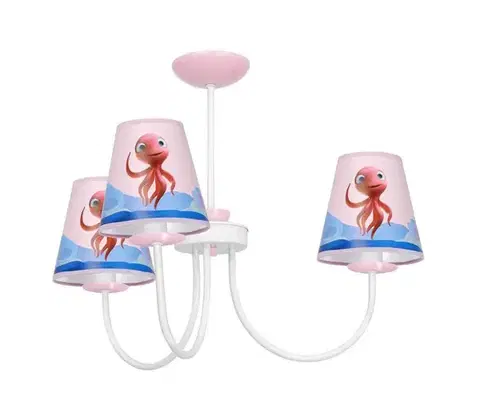 Svietidlá  Detský luster na tyči OCTOPUS 3xE14/40W/230V MLP6810