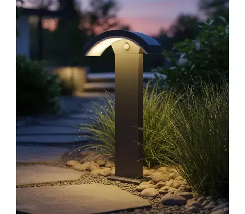Záhradné lampy BRILAGI - LED vonkajšie svietidlo s čidlom ARCELO LED/9W/230V 50 cm IP54 BRZP4021/PIR/500-AN