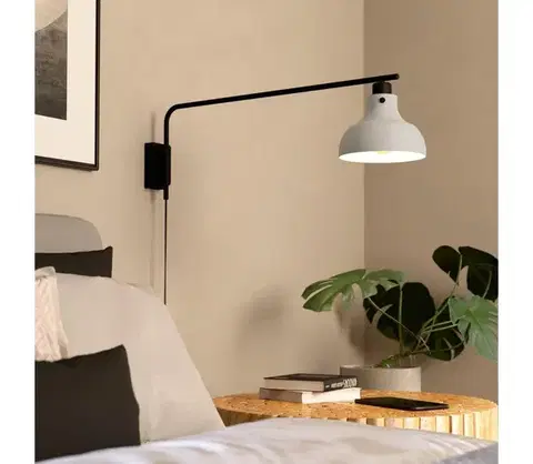 Svietidlá Eglo 43843 - Nástenné svietidlo MATLOCK 1xE27/40W/230V 43843