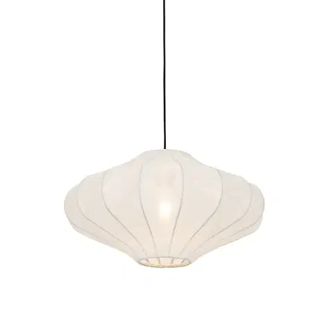 Závesné svietidlá Inteligentné závesné svietidlo biele 50 cm vrátane Wifi ST64 - Plu