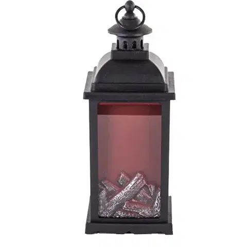 Bytové dekorácie (ostatné) MAKRO - Dekorácia - krb svietiaci 13x13x34cm