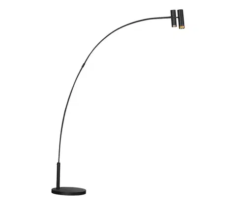 Lampy ByRydens 4100920-4002 - Stojacia lampa PULS 2xGU10/5W/230V čierna 4100920-4002