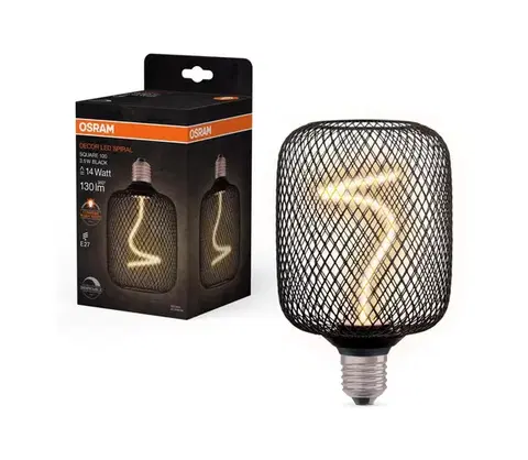 LED osvetlenie LED Stmievateľná žiarovka DECOR FILAMENT E27/3,5W/230V 1800K čierna - Osram 4058075840300