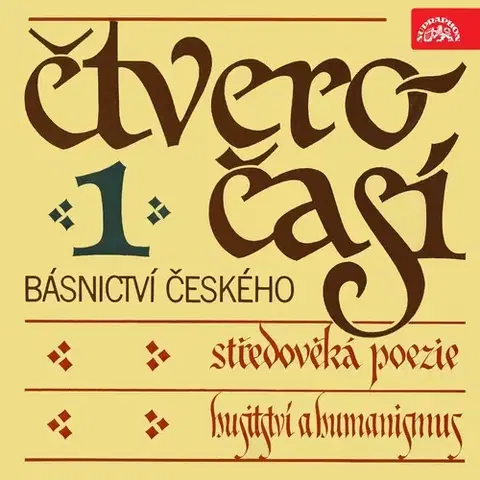 Poézia SUPRAPHON a.s. Čtveročasí básnictví českého 1