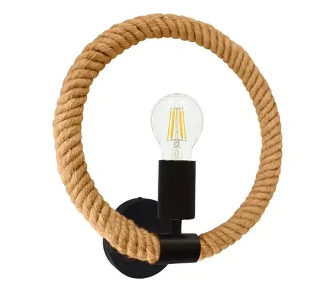 Svietidlá  Nástenné svietidlo ROPE ARTHUR 1xE27/12W/230V 311450