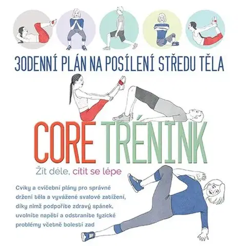 Fitness, cvičenie, kulturistika 30denní plán na posílení středu těla. Core trénink - Anabel Murchisonová