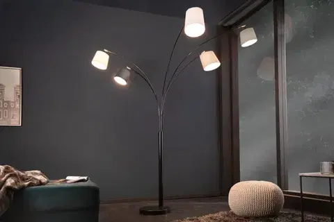 Osvetlenie Stojací lampa LANSING Dekorhome