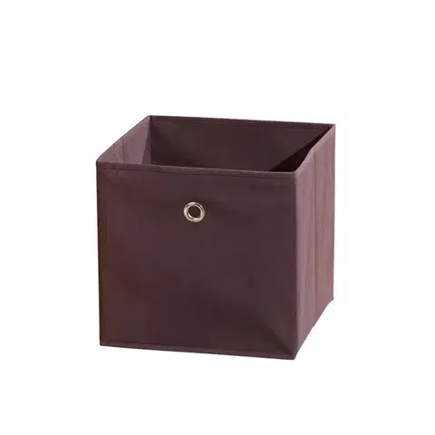 Bytové doplnky WINNY textilný box, hnedý