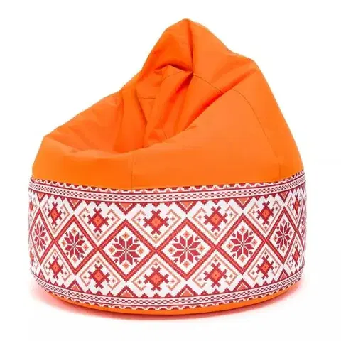 Sedacie vaky a kocky Sedací vak Viper Folk Outdoor TiaHome - Oranžová