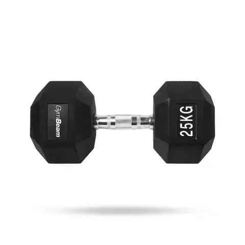 Činky GymBeam Hexagonal Dumbbell  white