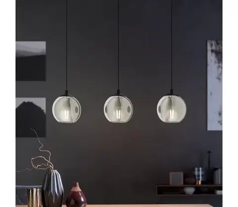 Svietidlá Eglo 98652 - Luster na lanku ARISCANI 3xE27/40W/230V 98652