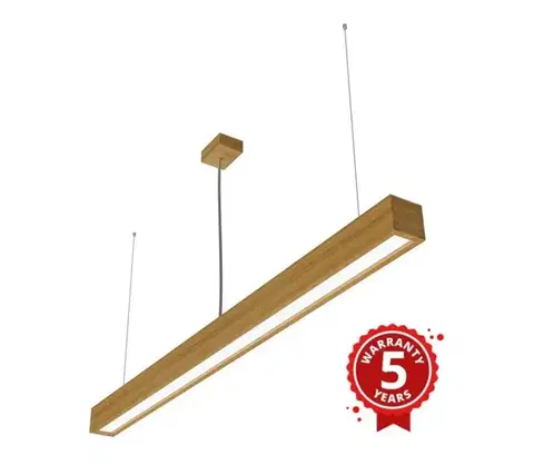 Svietidlá APLED - LED Luster na lanku LOOK LED/48W/230V 4000K 150 cm dub 136-0630