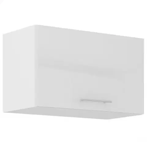 Kuchynské skrinky visiace Kuchynská skrinka Lara 60gu-36 1f Mdf biely lesk