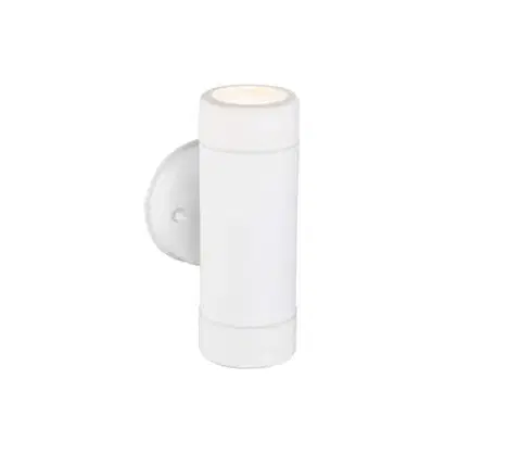 Záhradné lampy GLOBO 32004-2 - Vonkajšie nástenné svietidlo COTOPA 2xGU10/5W/230V bílá 32004-2