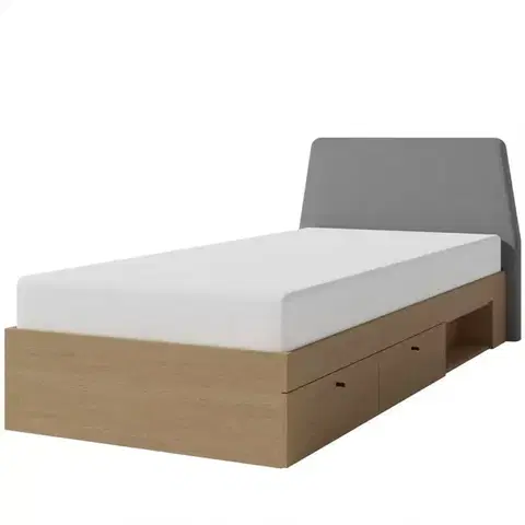 Jednolôžkové postele Posteľ Alessio AE12  90 Dub Baltic