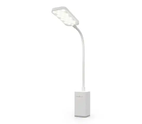 Lampy  LTLR10WT - LED stmievateľná nabíjateľná dotyková stolná lampa so svorkou LED/5W/1200 mAh biela LTLR10WT