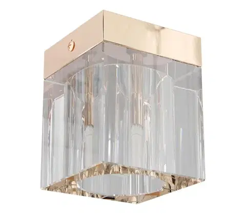 Svietidlá Open Design OR86188 - Bodové svietidlo CUBO 1xG9/8W/230V číre/ružové zlato OR86188