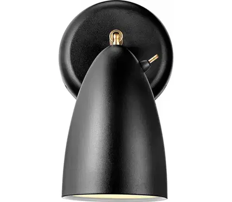 Svietidlá DFTP by Nordlux - Nástenné svietidlo NEXUS 1xGU10/6W/230V čierne 2020601003