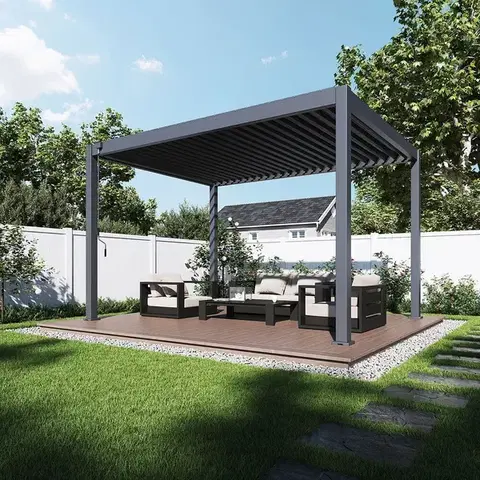 Bioklimatické pergoly Bioklimatická pergola ECO 4x3 m Rojaplast